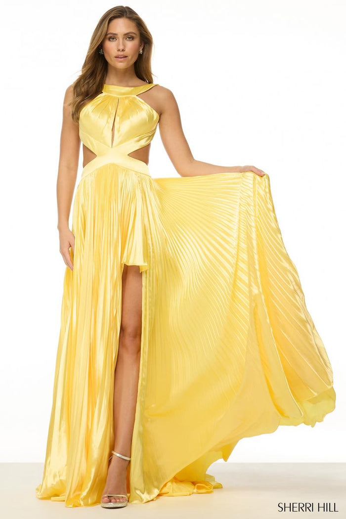 Sherri Hill Dress 57079 - High Neck, Long A-Line Silhouette