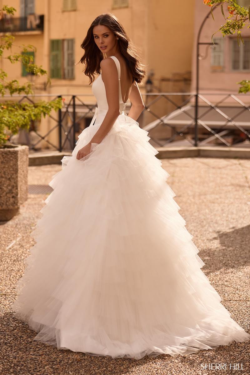 Sherri Hill Dress 57117 - Square Neckline Ballgown