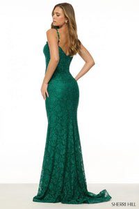 Sherri Hill Dress 57178 - Off-Shoulder Long Fitted Gown