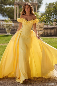 Sherri Hill Dress 57200 - Off-Shoulder Ruffle Ballgown Sherri Hill Dress 57200 - Off-Shoulder Ruffle Ballgown
