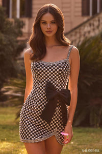 Sherri Hill Dress 57260 - Square Neckline, Short Fitted Silhouette