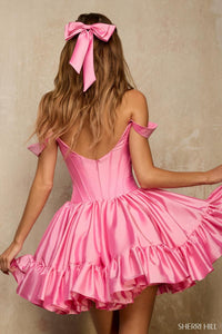 Sherri Hill Dress 57290 - Off-Shoulder Short A-Line
