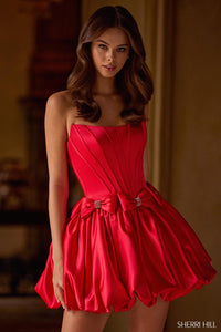 Sherri Hill Dress 57307 Strapless Short Bubble Hem