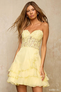 Sherri Hill Dress 57310 Strapless Sweetheart Short A-Line