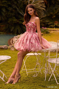 Sherri Hill Dress 57380 - Floral Corset Short A-Line