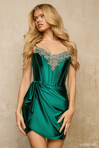 Sherri Hill Dress 57393 - Embellished Sweetheart Neckline, Short Fitted Silhouette