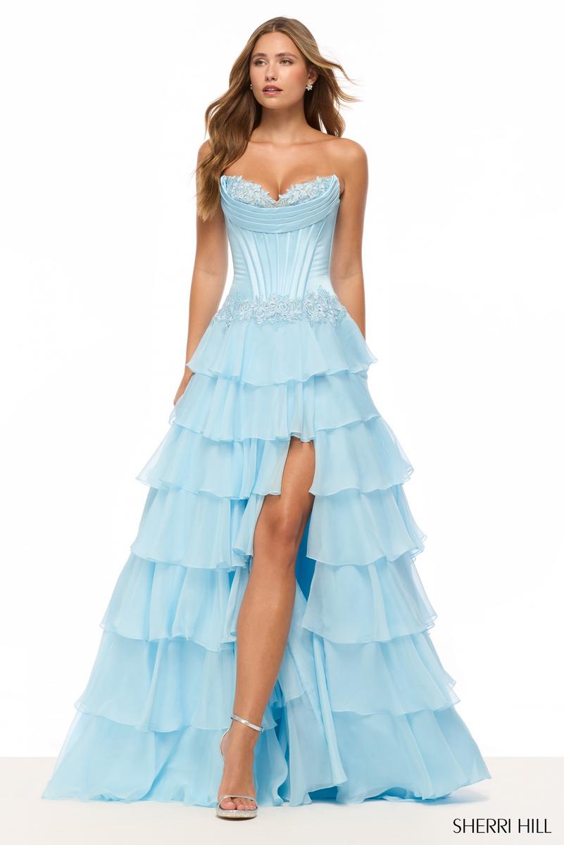 Sherri Hill Dress 57868 - Sweetheart Neckline, Long A-Line Silhouette