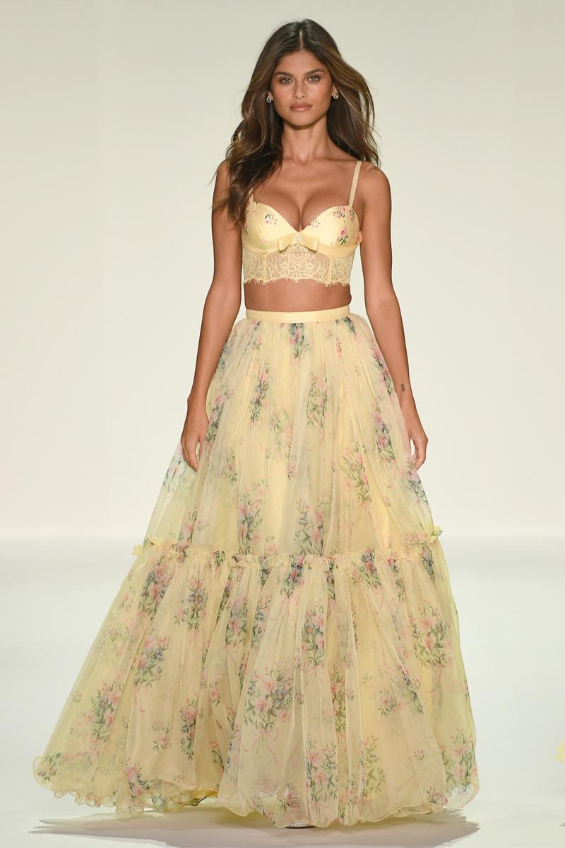 Sherri Hill Dress 57953 - Floral Crop Top and Skirt Set