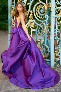 Sherri Hill Dress 67020 - Strapless High-Low Ballgown