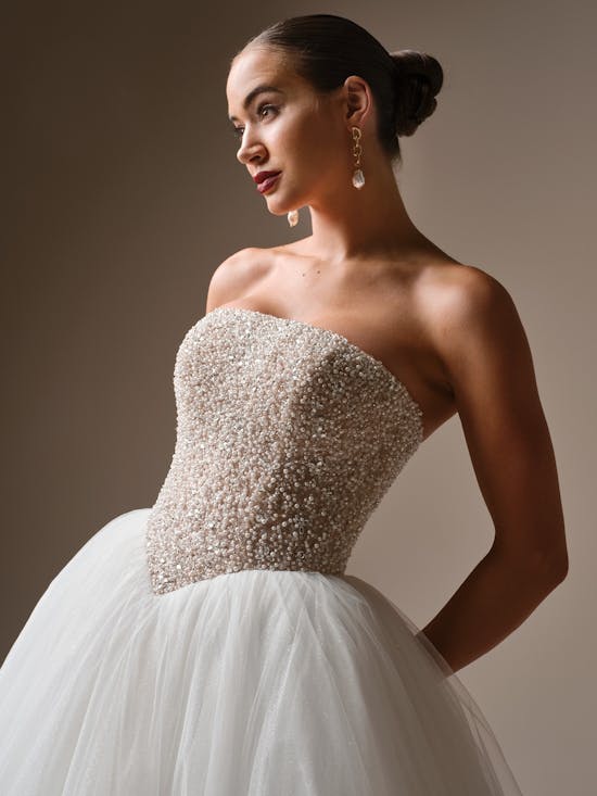 34331 - Beaded Tulle Ballgown