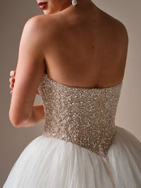 34331 - Beaded Tulle Ballgown