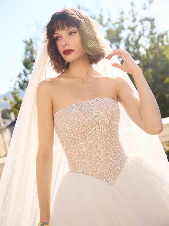 34331 - Beaded Tulle Ballgown