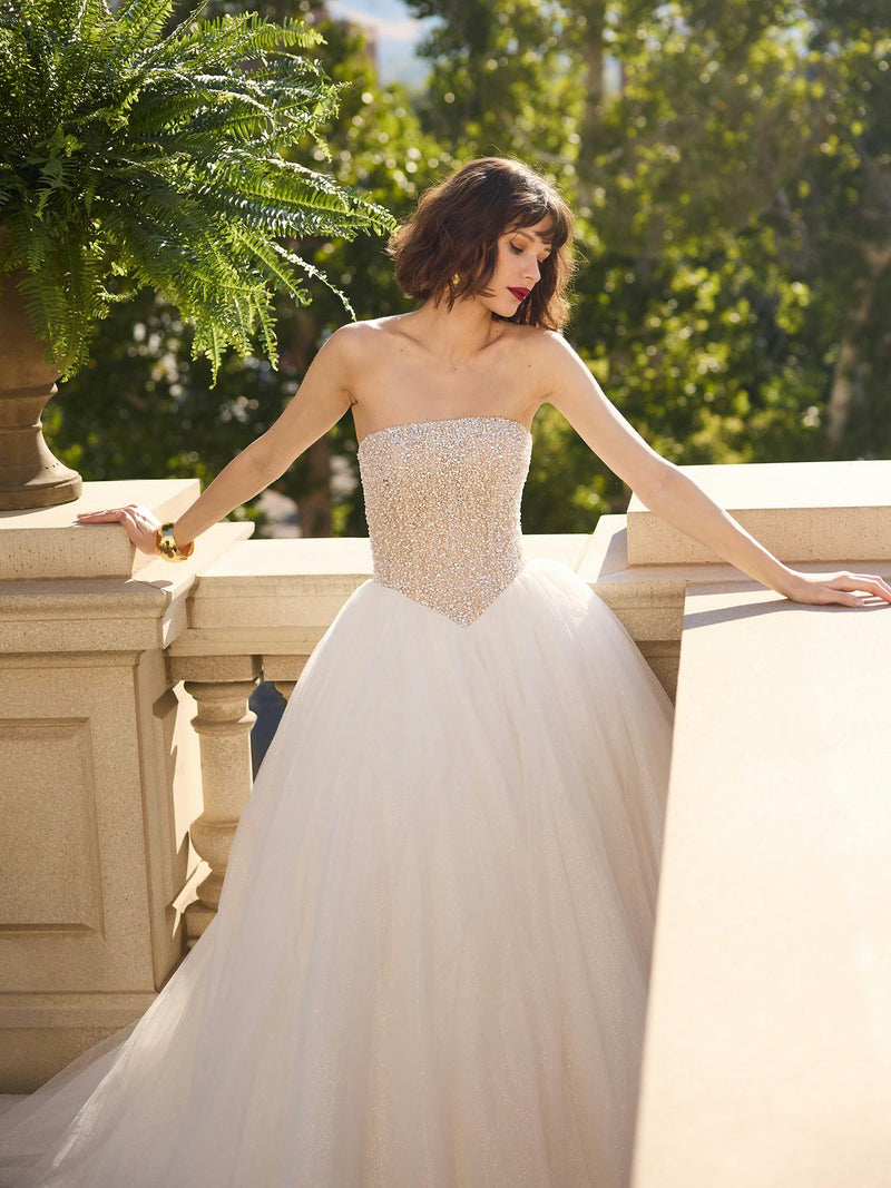 34331 - Beaded Tulle Ballgown