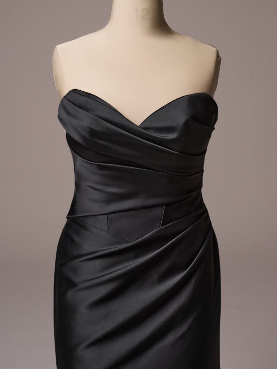 34329 - Chic Fit and Flare Wedding Dress for a Glamorous Look