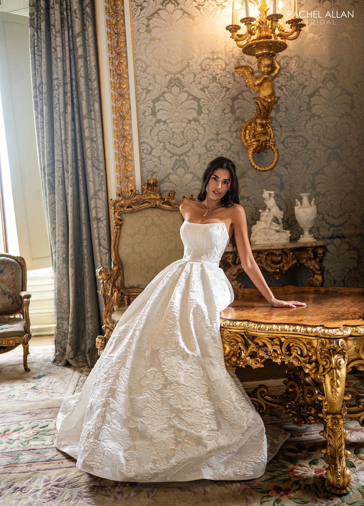 34525 - Sophisticated Brocade Ballgown
