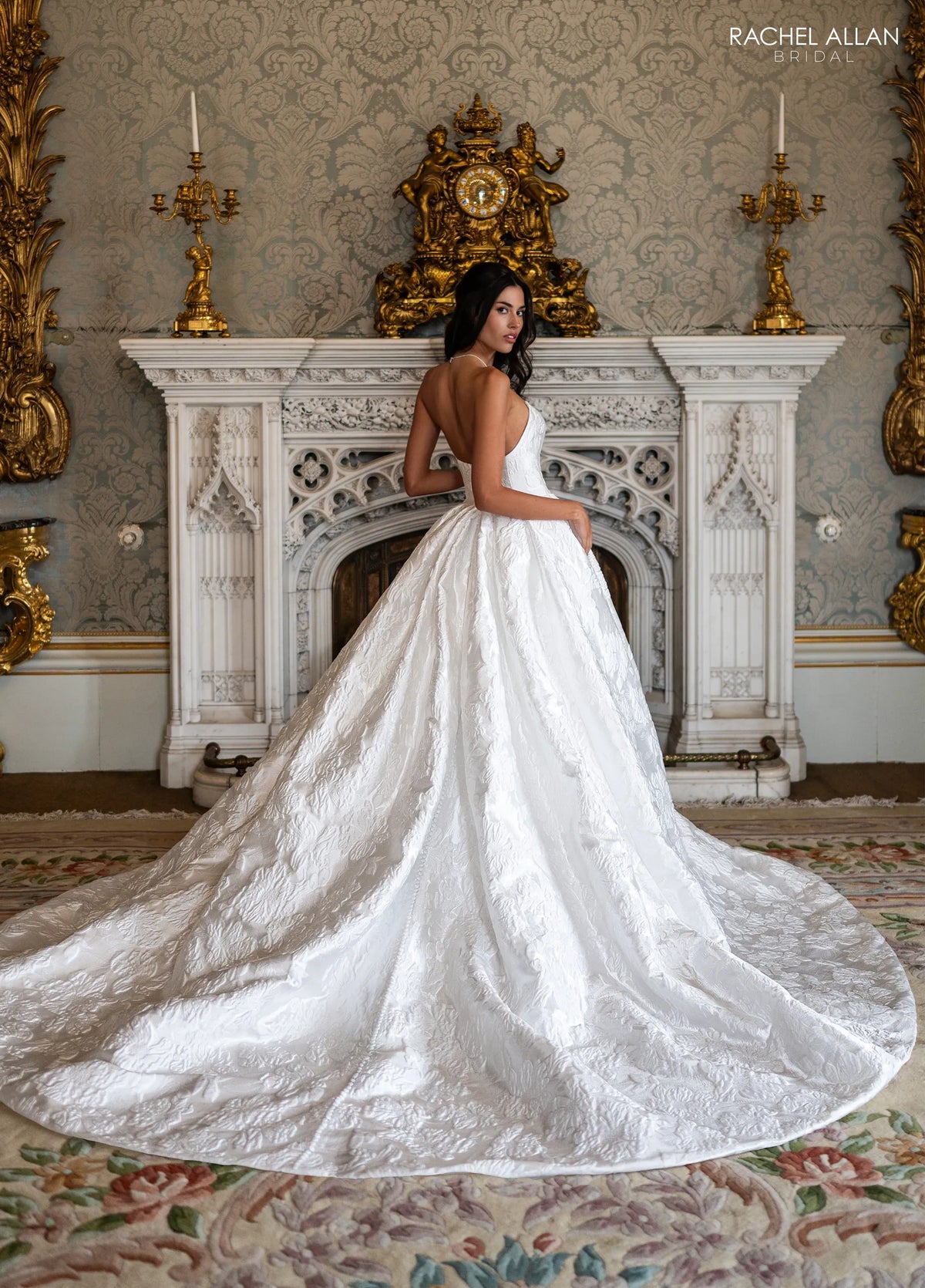 34525 - Sophisticated Brocade Ballgown