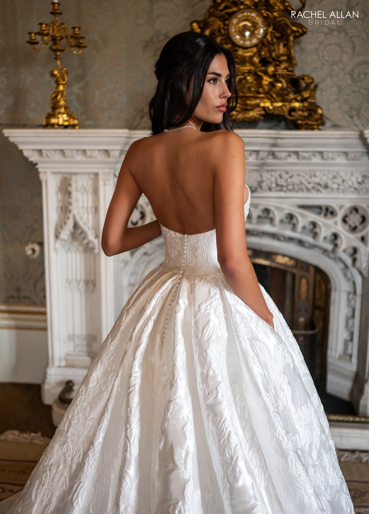 34525 - Sophisticated Brocade Ballgown
