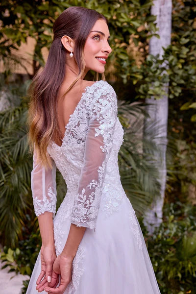 33713-High Neck Timeless Ball Gown