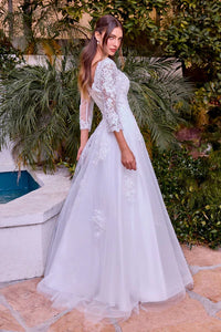 33713-High Neck Timeless Ball Gown