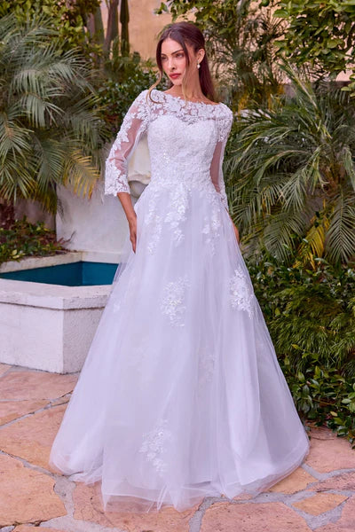 33713-High Neck Timeless Ball Gown