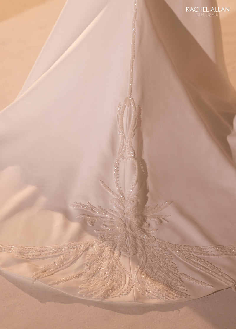 33455 - Fit and Flare Wedding Dress with Figure-Flattering Shape