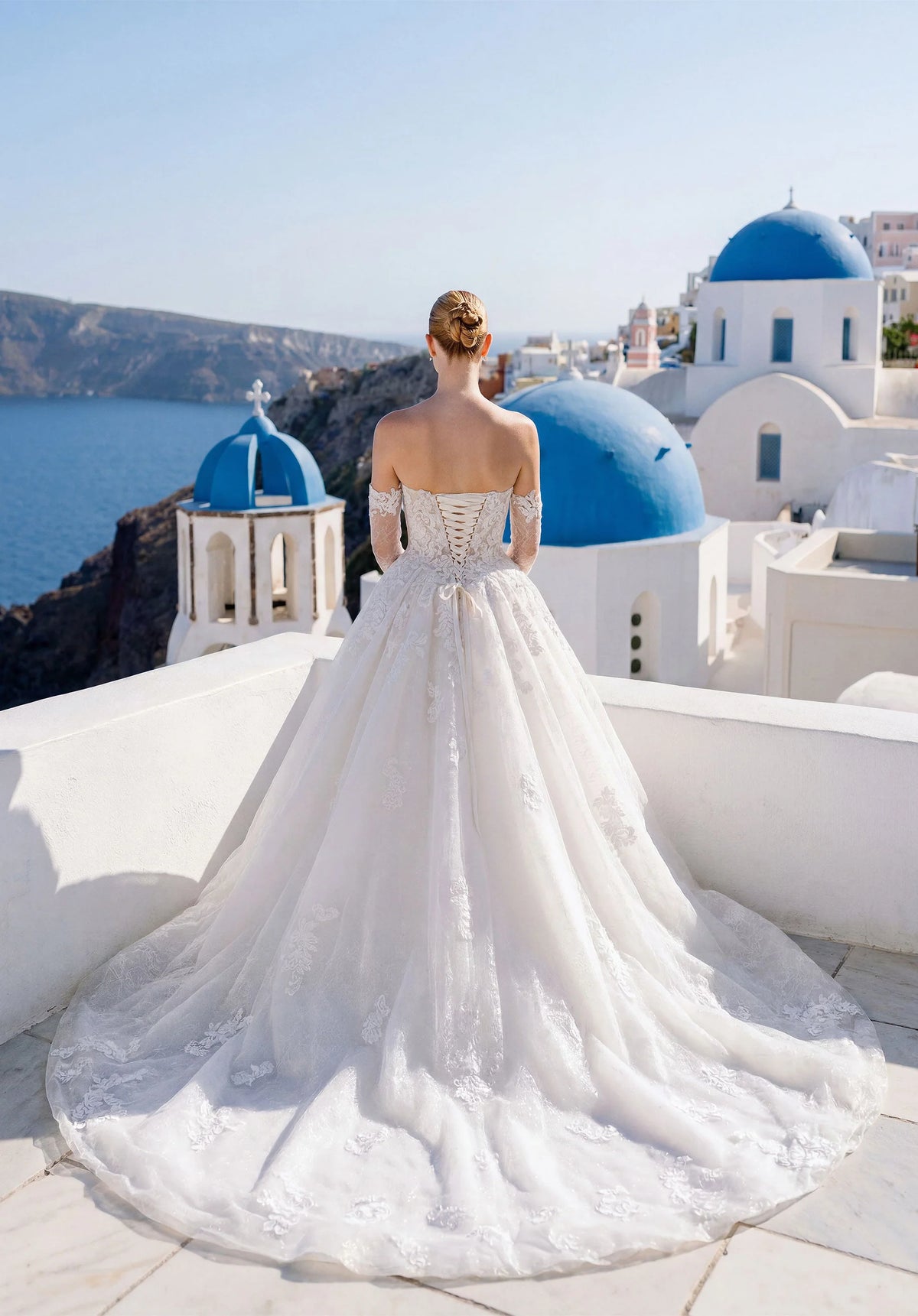 34761-Strapless Sweetheart Neckline Ball Gown Plus Size Wedding Dress