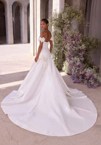 33442 - Sophisticated Sheath Gown with Streamlined Design