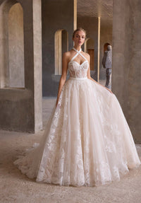 33444 - A-Line Wedding Dress with Timeless Silhouette
