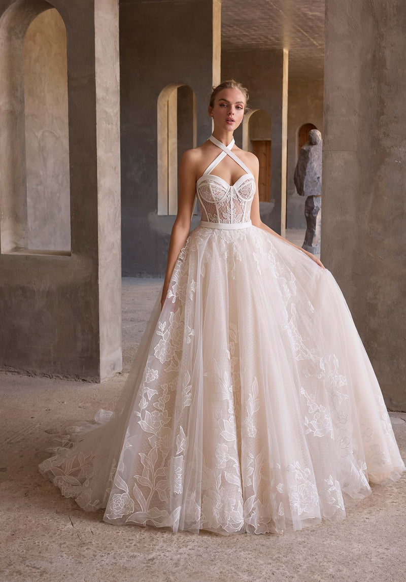 33444 - A-Line Wedding Dress with Timeless Silhouette