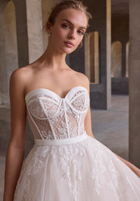 33444 - A-Line Wedding Dress with Timeless Silhouette