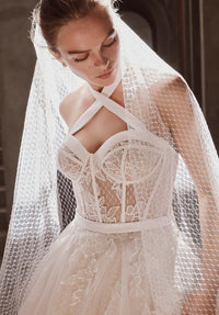 33444 - A-Line Wedding Dress with Timeless Silhouette