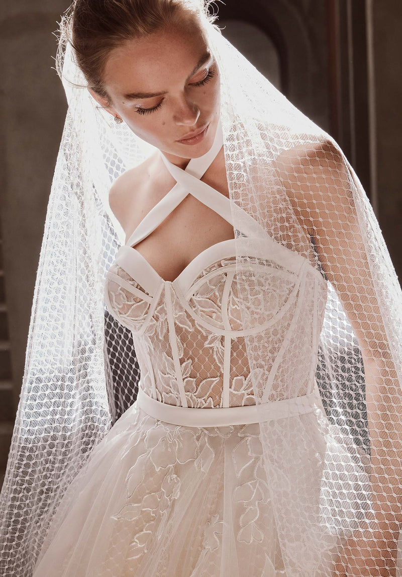 33444 - A-Line Wedding Dress with Timeless Silhouette