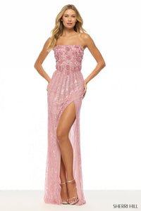 Sherri Hill Dress 57632 - Strapless Long Fitted Gown