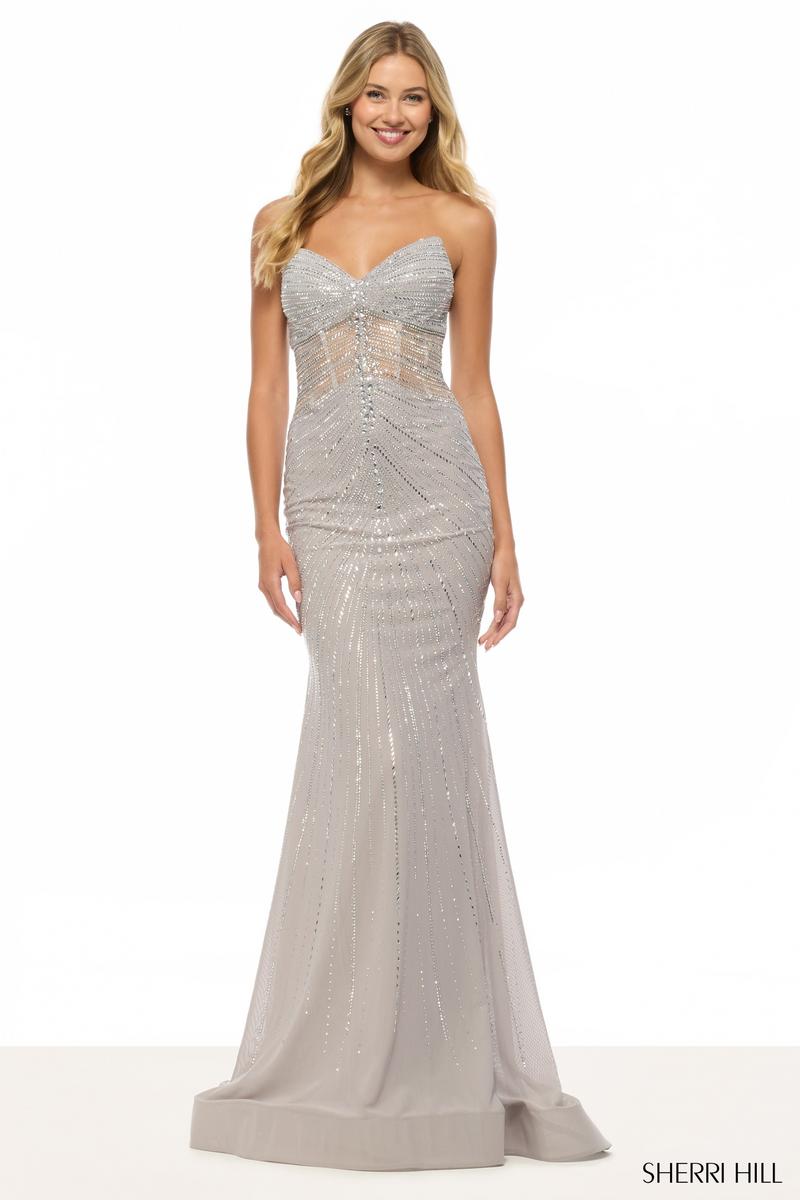 Sherri Hill Dress 57651 - Sweetheart Neckline, Long Fitted Silhouette