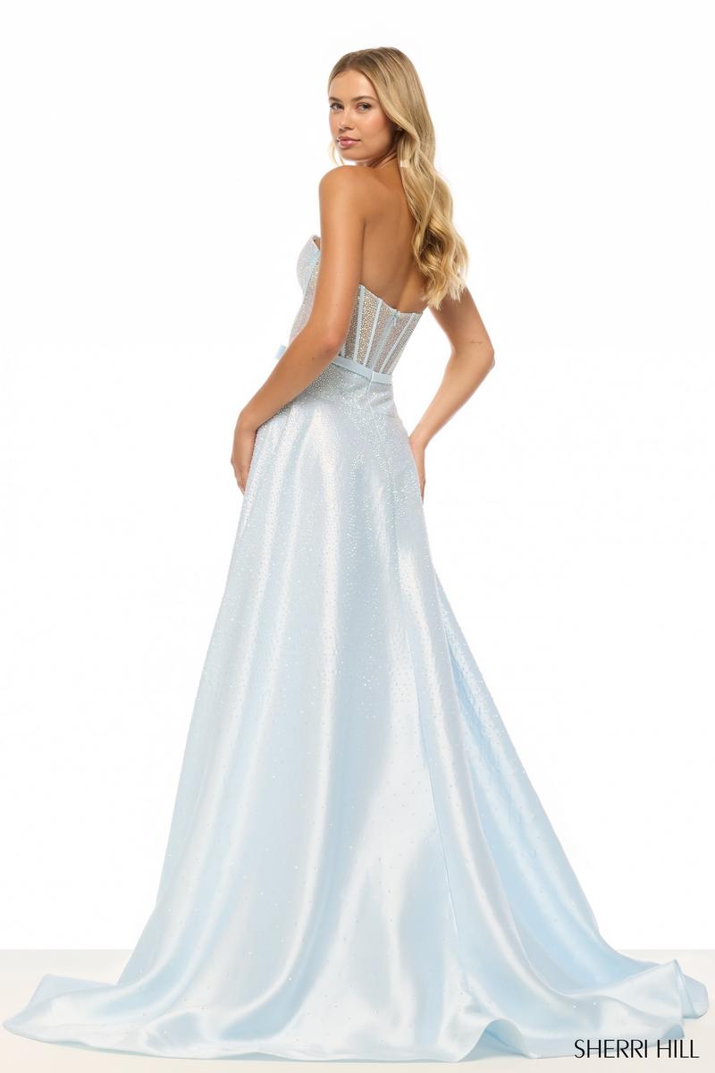 Sherri Hill Dress 57697 - Strapless A-Line with Corset Bodice