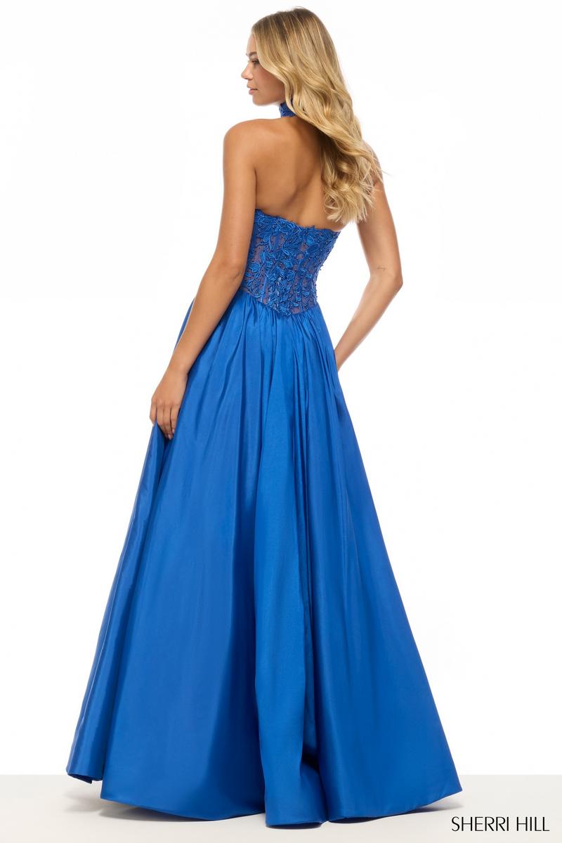 Sherri Hill Dress 57715 - Strapless Ballgown with Lace Bodice