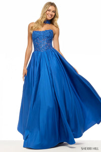 Sherri Hill Dress 57715 - Strapless Ballgown with Lace Bodice