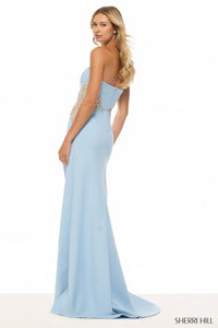 Sherri Hill Dress 57729 - Strapless Long Fitted Gown