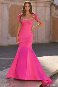 Sherri Hill Dress 57772 - Beaded Neckline, Long Fitted Silhouette