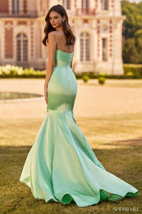 Sherri Hill Dress 57773 - Spaghetti Strap Mermaid Gown