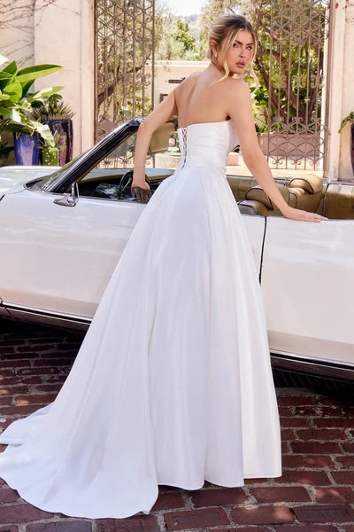 36044-Timeless Sweetheart Neckline A-line Wedding Gown