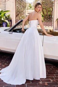 36044-Timeless Sweetheart Neckline A-line Wedding Gown