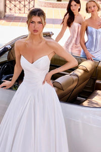 36044-Timeless Sweetheart Neckline A-line Wedding Gown